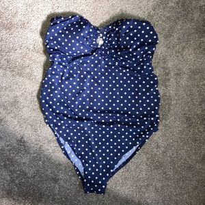 Motherhood Maternity Strapless Swimsuit